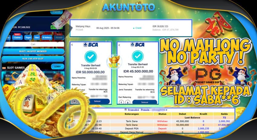 Situs Slot AKUNTOTO Gampang Maxwin Server Asia Terpercaya 2025