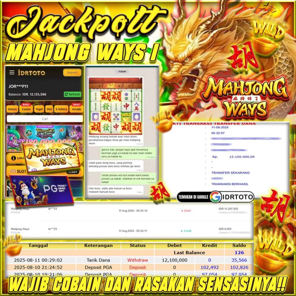 IDRTOTO: Salah Satu Situs Slot yang Sudah Mendunia